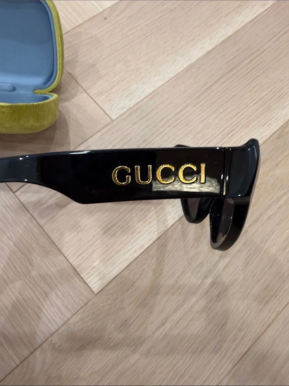 Gucci Black Cat-Eye Sunglasses